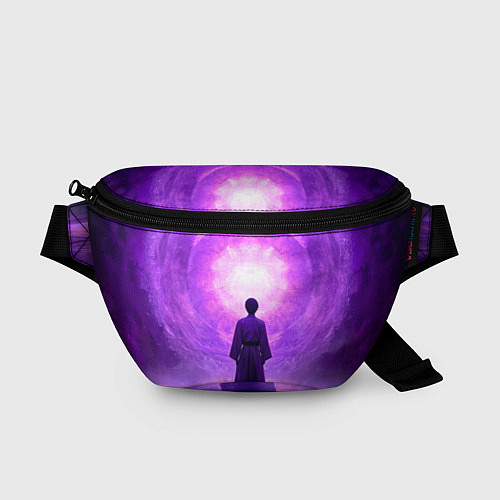 Поясная сумка Айкидоист на фиолетовом / 3D-принт – фото 1