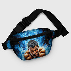 Поясная сумка Артуро Гатти в синем пламени, цвет: 3D-принт — фото 2