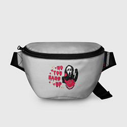 Поясная сумка Крик призрачный разговор, цвет: 3D-принт