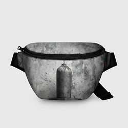Поясная сумка Серая боксерская груша, цвет: 3D-принт