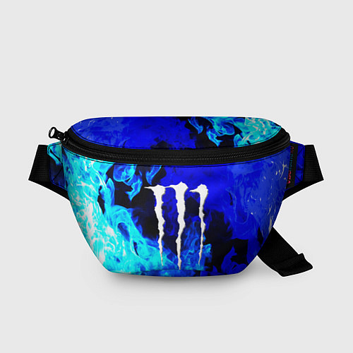 Поясная сумка Monster energy синий дым / 3D-принт – фото 1