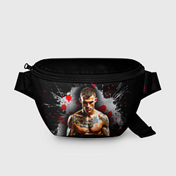 Поясная сумка Дастин Порье на черном