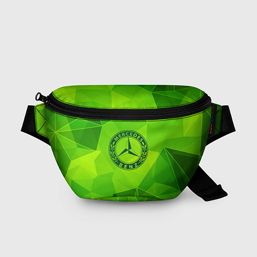 Поясная сумка Mercedes green poly / 3D-принт – фото 1