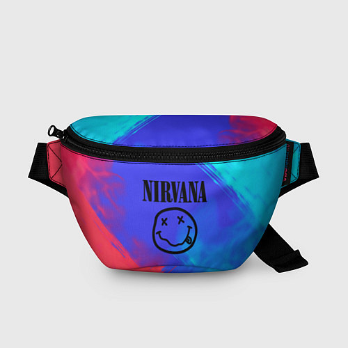 Поясная сумка Nirvana жидкие краски / 3D-принт – фото 1