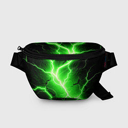 Поясная сумка Color green black
