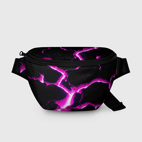 Поясная сумка Color pink black / 3D-принт – фото 1