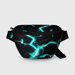 Поясная сумка Color light blue black