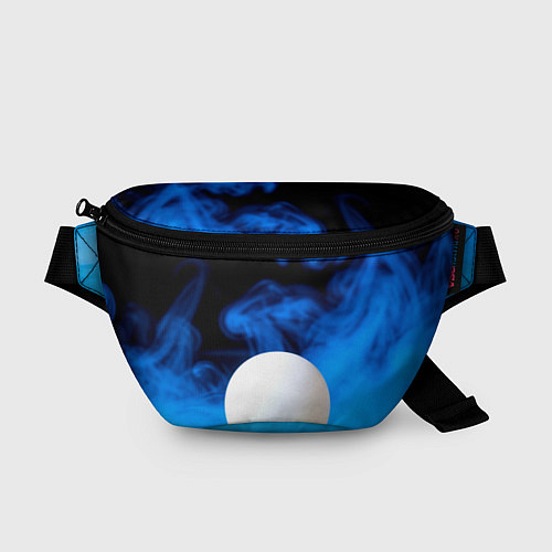 Поясная сумка Мяч для пинг понга и синий дым / 3D-принт – фото 1