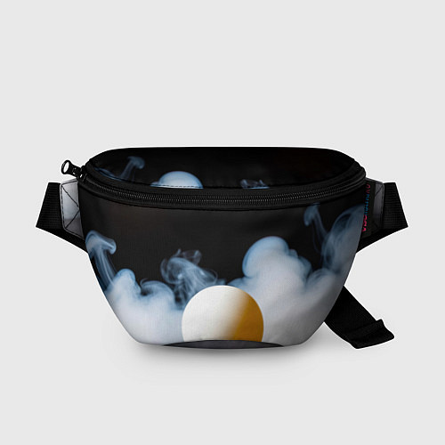 Поясная сумка Мяч для пинг понга в дыму / 3D-принт – фото 1