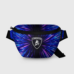 Поясная сумка Lamborghini neon energy, цвет: 3D-принт
