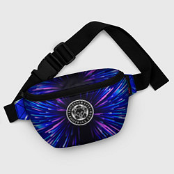 Поясная сумка Leicester City neon energy, цвет: 3D-принт — фото 2