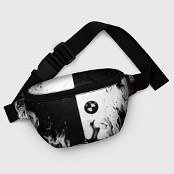 Поясная сумка BMW black fire, цвет: 3D-принт — фото 2