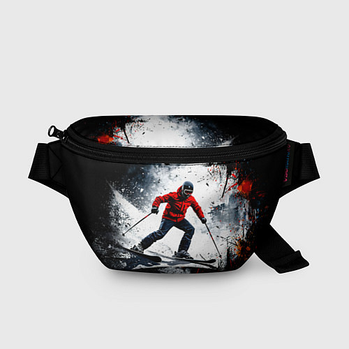 Поясная сумка Лыжник в движении / 3D-принт – фото 1
