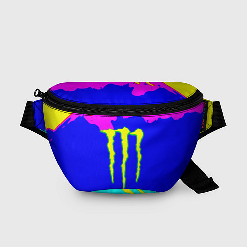 Поясная сумка Monster energy краски цветные / 3D-принт – фото 1