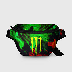 Поясная сумка Monster energy огонь лого