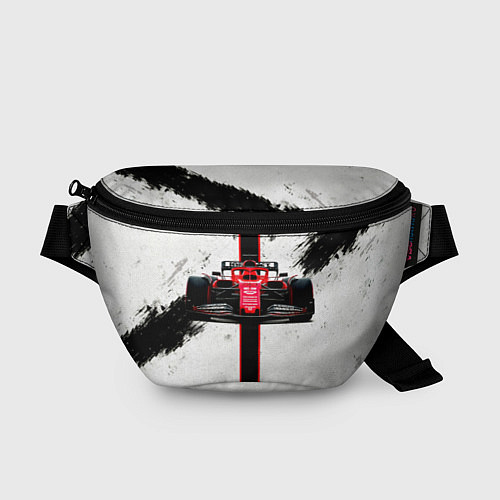 Поясная сумка Формула 1 на белом / 3D-принт – фото 1