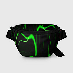 Поясная сумка Color green light green black, цвет: 3D-принт