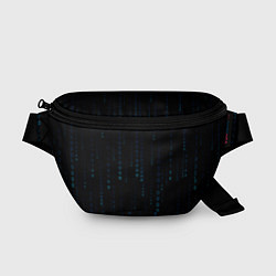 Поясная сумка Color black blue, цвет: 3D-принт