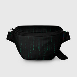 Поясная сумка Color black turquoise, цвет: 3D-принт