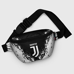 Поясная сумка Juventus брызги красок, цвет: 3D-принт — фото 2