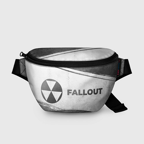 Поясная сумка Fallout - white gradient по-горизонтали / 3D-принт – фото 1