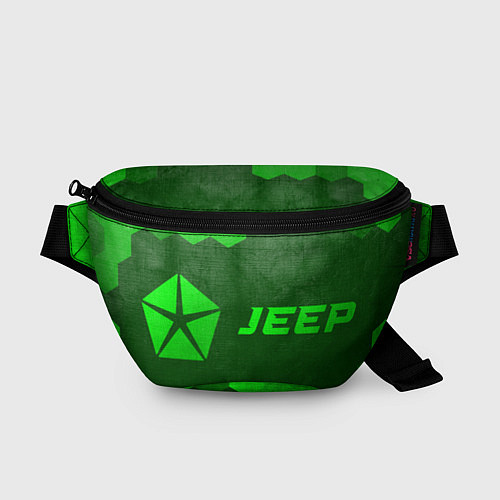 Поясная сумка Jeep - green gradient по-горизонтали / 3D-принт – фото 1