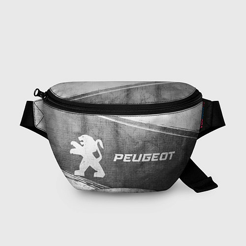 Поясная сумка Peugeot - grey gradient по-горизонтали / 3D-принт – фото 1