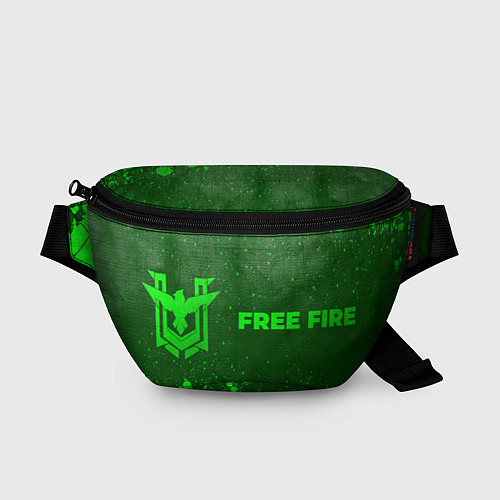 Поясная сумка Free Fire - green gradient по-горизонтали / 3D-принт – фото 1