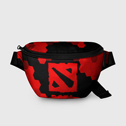 Поясная сумка Dota - red gradient
