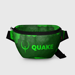 Поясная сумка Quake - green gradient по-горизонтали, цвет: 3D-принт
