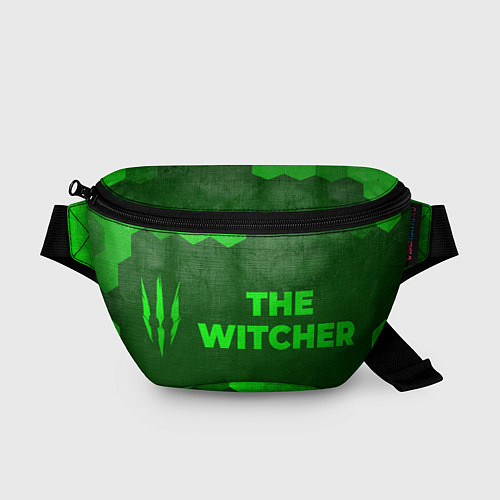 Поясная сумка The Witcher - green gradient по-горизонтали / 3D-принт – фото 1
