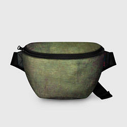 Поясная сумка Абстракция - old board painted with green paint