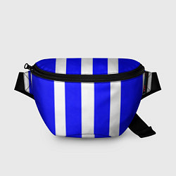 Поясная сумка Color white blue line
