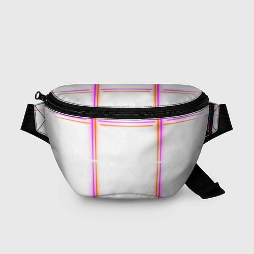 Поясная сумка Neon white orange pink / 3D-принт – фото 1