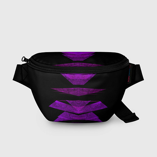Поясная сумка Color purple black strip / 3D-принт – фото 1