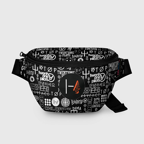 Поясная сумка Twenty one pilots rock logo / 3D-принт – фото 1