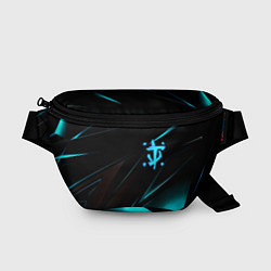 Поясная сумка Doom neon stripes