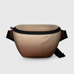 Поясная сумка Мокко мусс омбре, цвет: 3D-принт