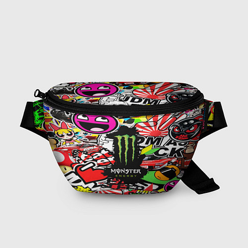 Поясная сумка Monster energy steel brend / 3D-принт – фото 1