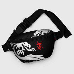 Поясная сумка Doom dragon steel, цвет: 3D-принт — фото 2