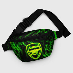 Поясная сумка Arsenal зеленый огонь, цвет: 3D-принт — фото 2