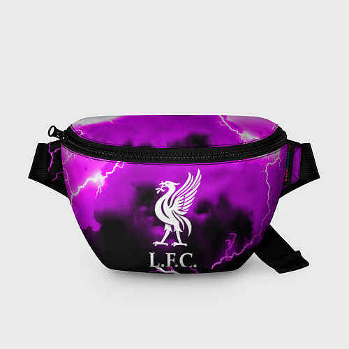 Поясная сумка Liverpool неоновый шторм / 3D-принт – фото 1