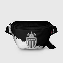 Поясная сумка Монако черно белые краски