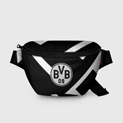 Поясная сумка Borussia black geometry, цвет: 3D-принт