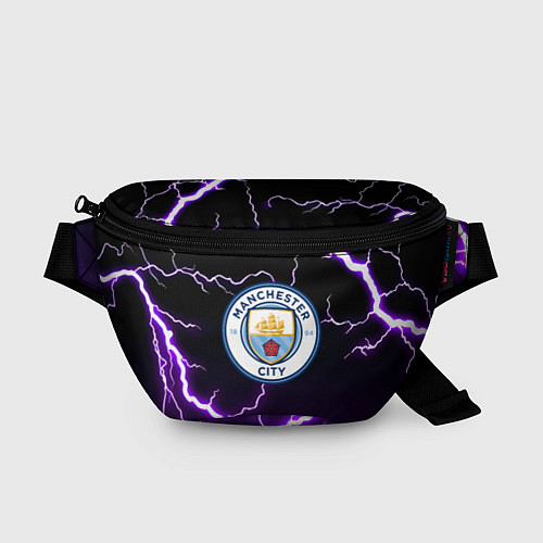 Поясная сумка Манчестер молнии шторм неон / 3D-принт – фото 1