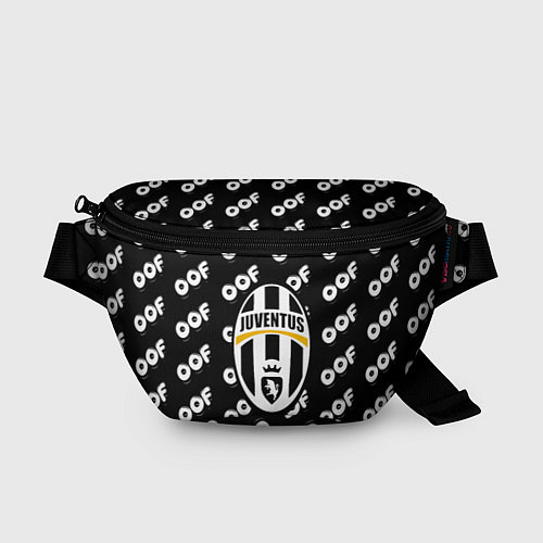 Поясная сумка Juventus off pattern / 3D-принт – фото 1