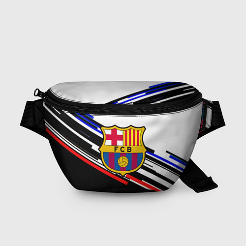 Поясная сумка Barcelona полосы текстура спорт / 3D-принт – фото 1