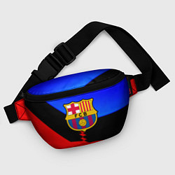 Поясная сумка Barcelona спортивная геометрия, цвет: 3D-принт — фото 2