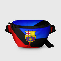 Поясная сумка Barcelona спортивная геометрия, цвет: 3D-принт