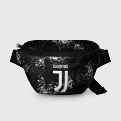 Поясная сумка Ювентус брызги красок, цвет: 3D-принт